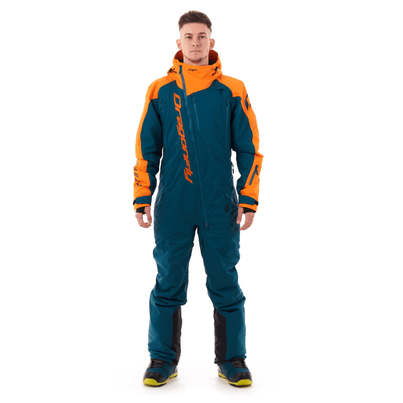 Комбинезон Dragonfly Gravity Premium MAN Dark Ocean - Orange 2024