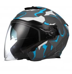 Открытый Шлем GSB G-263 Blue Camo (Grey Matt / Blue)