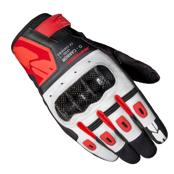 Перчатки Spidi G-Carbon Black/Red