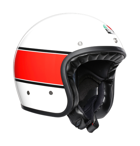 Шлем открытый AGV X70 Multi Mino 73 White/Red