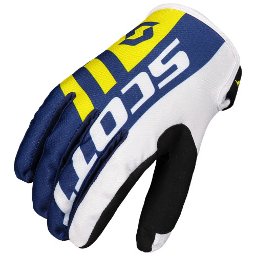 Перчатки SCOTT 350 Dirt Kids blue/yellow