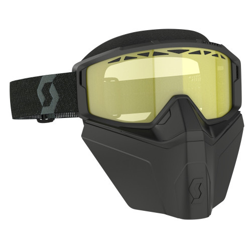 Очки SCOTT Primal Safari Facemask black/lime green black yellow