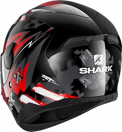Мотошлем Shark D-Skwal 2 Penxa черный/красный