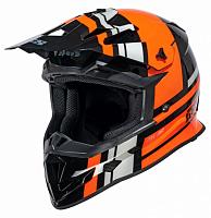 Кроссовый шлем IXS IXS361 2.3, Чёрный/Оранжевый