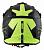 Кроссовый шлем IXS HX 361 2.0, чёрный/жёлтый