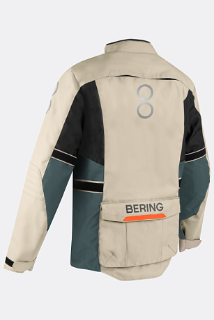 Мотокуртка текстильная Bering SIBERIA Beige/Grey/Orange L