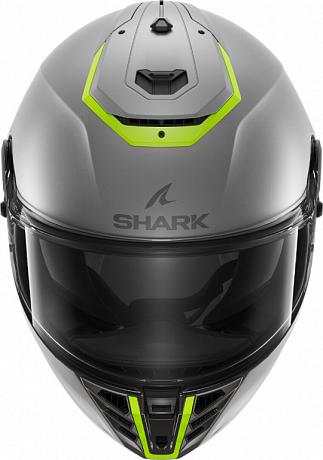 Мотошлем интеграл Shark Spartan RS Blank Матовый/Желтый/Серый S