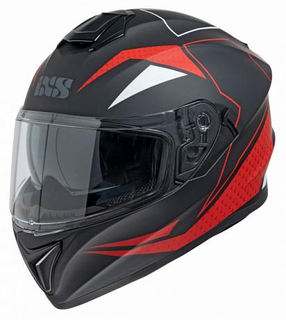 Шлем интеграл IXS iXS216 2.0 черный/красный матовый XS