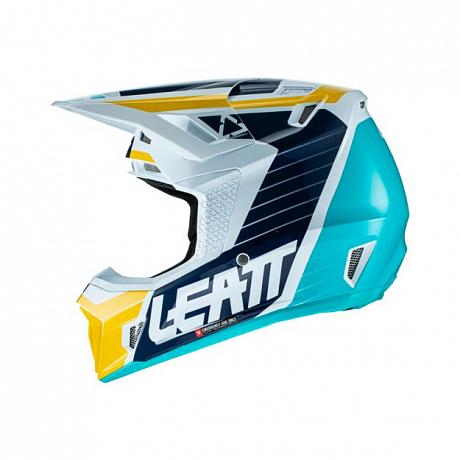 Мотошлем кроссовый Leatt Kit Moto 7.5 V22 Aqua