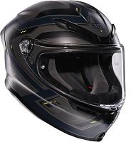 Мотошлем AGV K-6 S Enhance Matt Grey/yellow Fluo