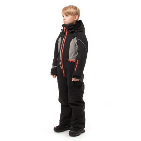 Зимний детский комбинезон Dragonfly Junior Gravity 2023 Black-Gray 116-122