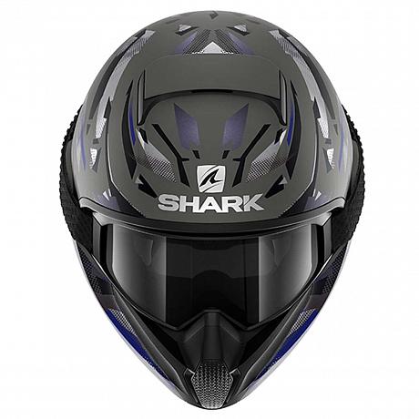 Шлем интеграл SHARK Vancore 2 Kanhji mat синий-серый