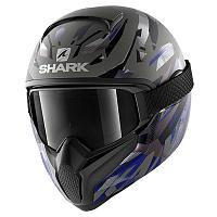 Шлем интеграл SHARK Vancore 2 Kanhji mat синий-серый