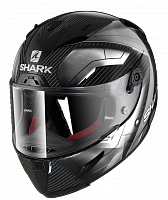 Шлем интеграл Shark Race-r Pro Carbon Deager Carbon Chrom White