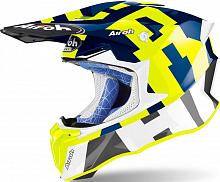 Кроссовый шлем Airoh Twist 2.0 Frame Blue Gloss