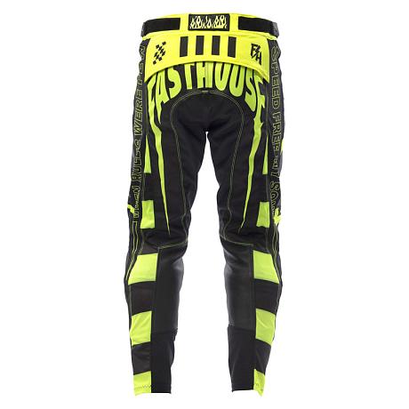 Брюки кроссовые Fasthouse Grindhouse Riot Black High Viz 32