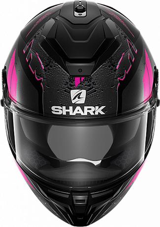 Мотошлем интеграл Shark Spartan GT Ryser Черный/Розовый