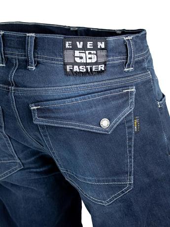 Мотоджинсы EF56 PYTHON EVO  муж. Slim fit Cordura Denim стрейч Светлый Синий Stonewash+Brush 29