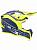  Мотошлем кроссовый Acerbis Linear, цвет Желтый/Синий XS