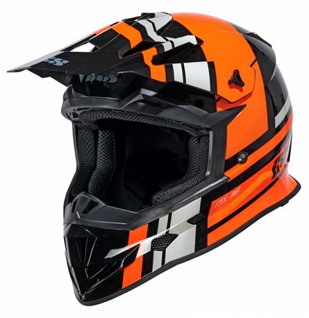 Кроссовый шлем IXS Helmet iXS361 2.3, Черно-оранжевый XS