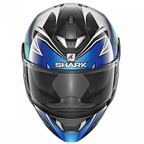 Шлем интеграл Shark Skwal 2 Sykes синий-желтый