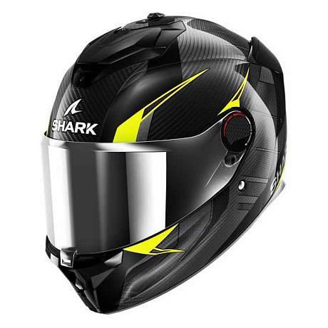 Шлем интеграл Shark Spartan Gt Pro Kultram Carbon Black/Yellow M