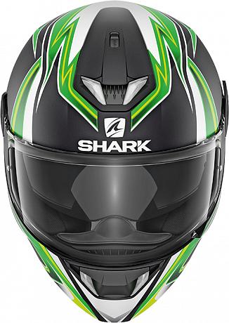 Шлем интеграл Shark Skwal 2 Sykes черно-зеленый
