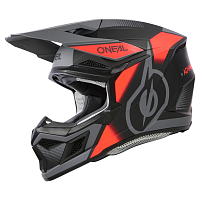 Шлем кроссовый O'NEAL 3Series Vision Серый/Красный