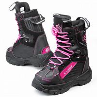 Женские снегоходные ботинки Sweep Yeti, черно-розовые 38/39 (разнопарые)