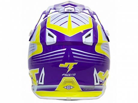 Кроссовый шлем JT Racing ALS1.0 фиолетовый