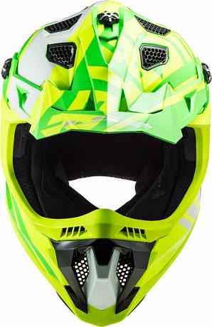 Кроссовый шлем LS2 MX700 Subverter Gammax Yellow-green M