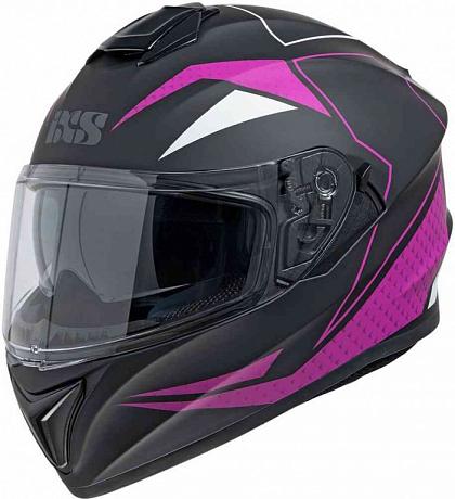 Шлем интеграл IXS iXS216 2.0, Черный/Фиолетовый XS