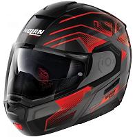 Шлем модуляр Nolan N90-3 Comeback N-Com 044 Metal Black