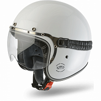 Открытый шлем Airoh Garage White Gloss