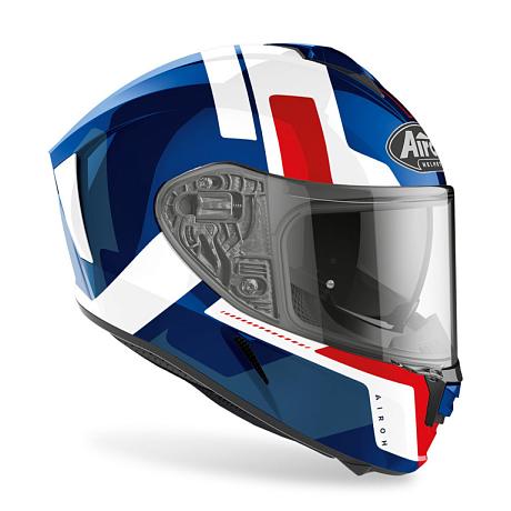 Шлем интеграл Airoh Spark Shogun Blue/red Gloss XS
